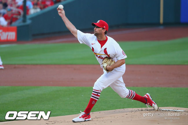 [사진] 세인트루이스 카디널스 아담 웨인라이트. 21.06.04. ⓒGettyimages(무단전재 및 재배포 금지)