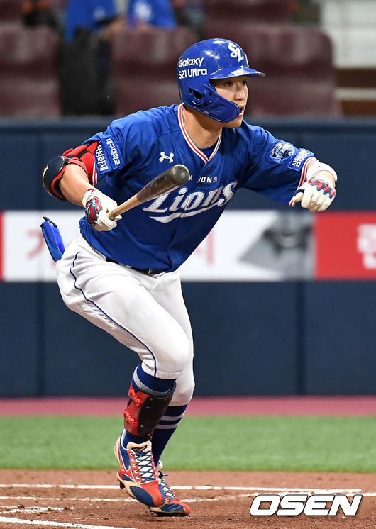 3회초 무사 선두타자로 나선 삼성 박해민이 안타를 날리고 있다. 2021.06.04 / dreamer@osen.co.kr