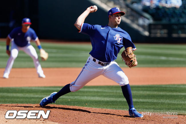 [사진] 텍사스 산하 라운드락에서 뛰고 있는 우완 샘 가비글리오. ⓒGettyimages(무단전재 및 재배포 금지)