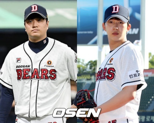 [사진] 이영하(좌)와 박정수