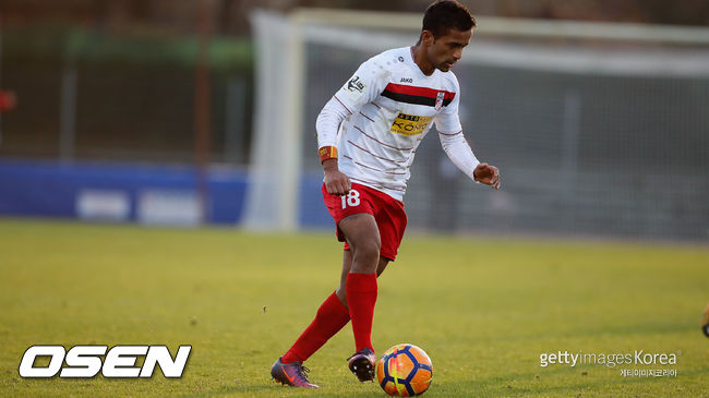 [사진] 스리랑카 국가대표팀 공격수 아흐메드 라지크. ⓒGettyimages(무단전재 및 재배포 금지)