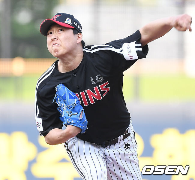 LG 선발 차우찬이 마운드 위에서 힘차게 공을 뿌리고 있다. 2021.06.06 / rumi@osen.co.kr