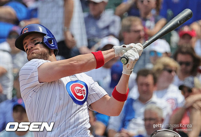 [사진] 시카고 컵스의 패트릭 위즈덤. ⓒGettyimages(무단전재 및 재배포 금지)
