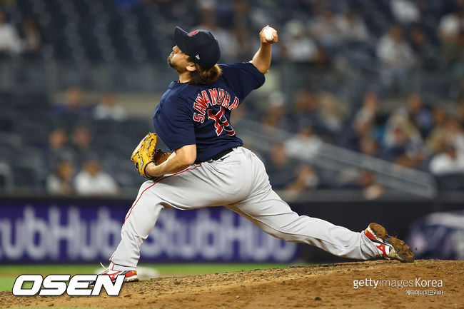 [사진] 보스턴 레드삭스 사와무라 히로카즈. ⓒGettyimages(무단전재 및 재배포 금지)