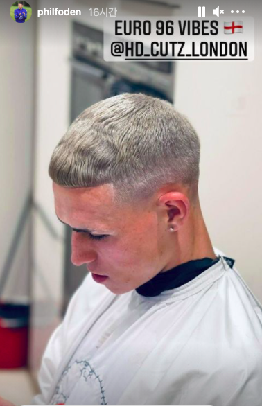 [사진] 필 포든 SNS 캡처