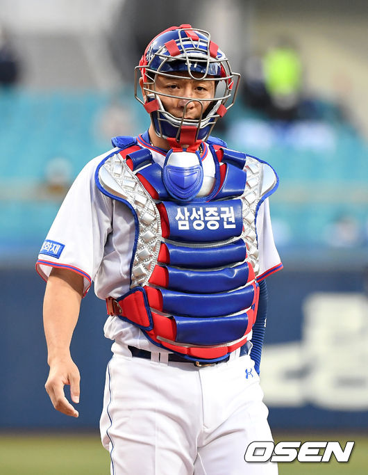 210414 삼성 강민호 /sunday@osen.co.kr