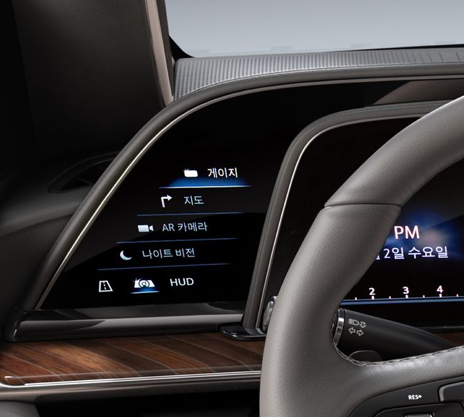 에스컬레이드 컨트롤패널 터치스크린.