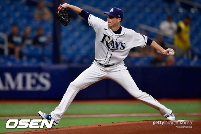 [사진] 탬파베이 레이스가 12일(한국시간) 볼티모어 오리올스와 3연전 첫 날 기선제압에 성공했다. ⓒGettyimages(무단전재 및 재배포 금지)