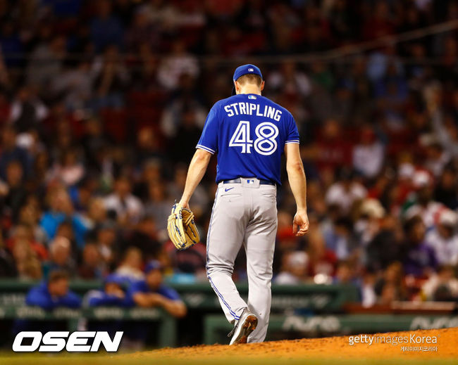 [사진] 스트리플링이 12일(한국시간) 보스턴전에서 부진했다. ⓒGettyimages(무단전재 및 재배포 금지)