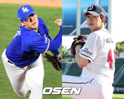 [사진] 김대우(좌)와 박정수