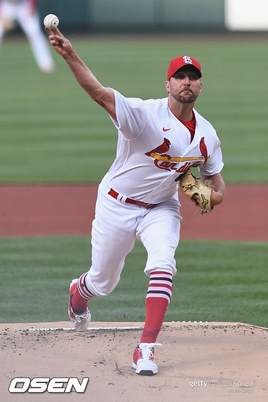 [사진] 세인트루이스 카디널스 아담 웨인라이트. ⓒGettyimages(무단전재 및 재배포 금지)