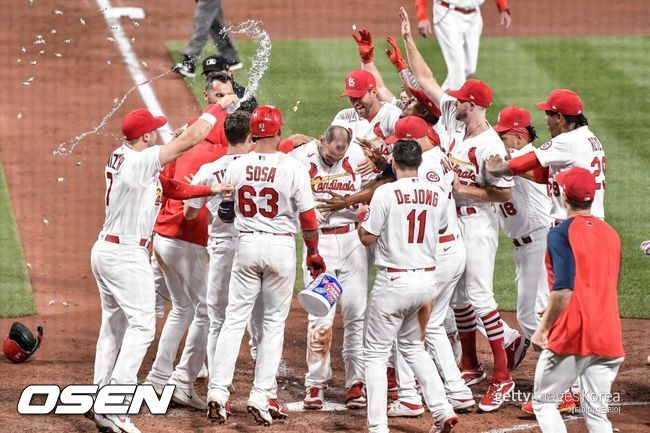 [사진] 세인트루이스가 16일(한국시간) 마이애미전에서 2-1 승리를 거뒀다. ⓒGettyimages(무단전재 및 재배포 금지)