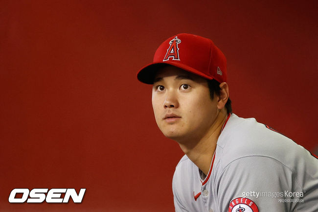 [사진] LA 에인절스의 오타니 쇼헤이. ⓒGettyimages(무단전재 및 재배포 금지)