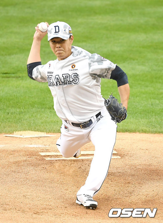 1회초 두산 최원준이 역투하고 있다. 2021.06.17/ youngrae@osen.co.kr