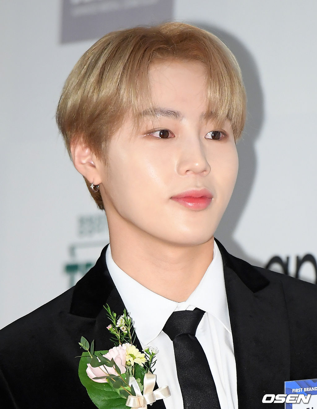 가수 하성운이 포즈를 취하고 있다. /cej@osen.co.kr