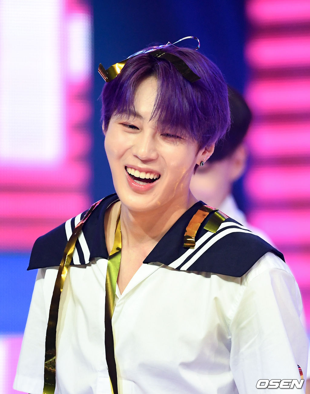 가수 하성운이 1위를 차지하며 미소짓고 있다. /jpnews@osen.co.kr