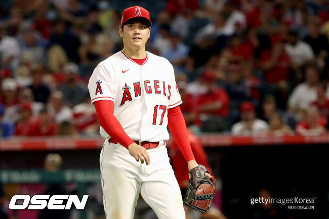 [사진] LA 에인절스 오타니는 18일(한국시간) 시즌 3승(1패) 사냥에 성공했다. ⓒGettyimages(무단전재 및 재배포 금지)