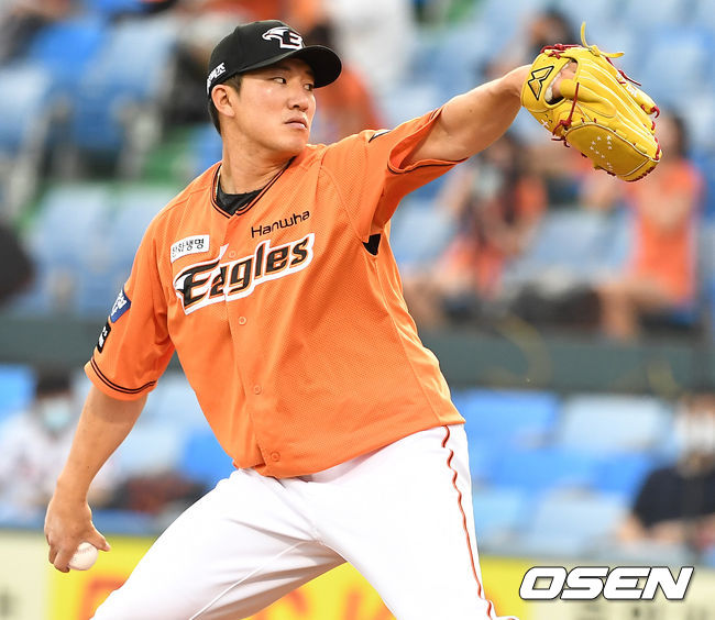 2회초 한화 선발 장시환이 힘차게 공을 뿌리고 있다. 2021.06.18 / dreamer@osen.co.kr