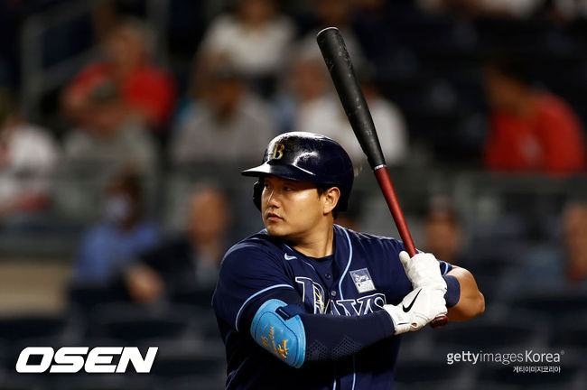 [사진] 최지만은 18일(한국시간) 시애틀전에서 4타수 1안타를 기록했다. ⓒGettyimages(무단전재 및 재배포 금지)