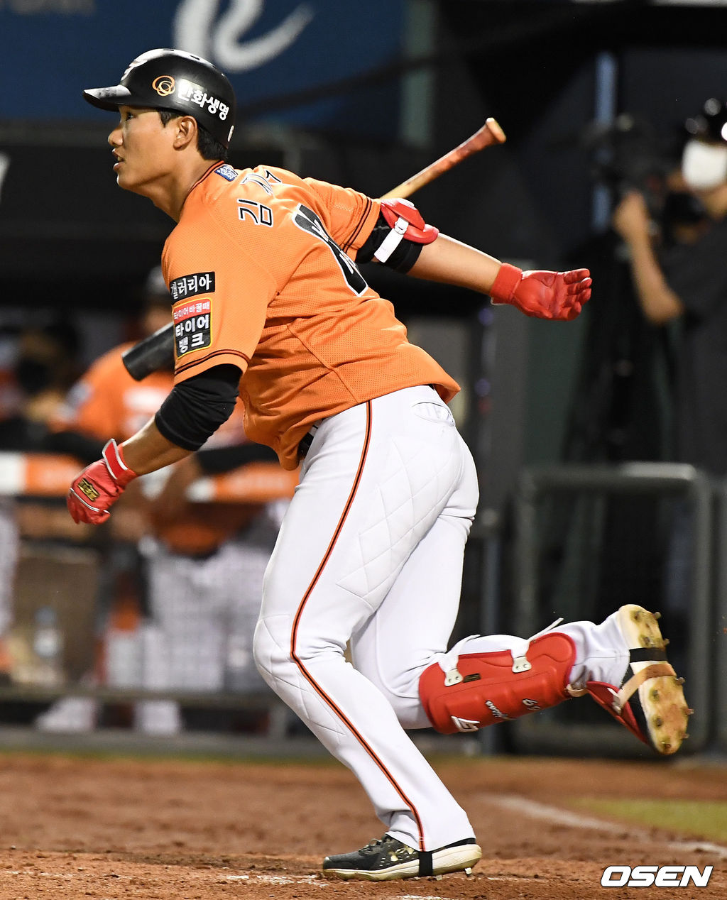 5회말 1사 1, 2루 상황 한화 김지수가 안타를 날리고 있다. 2021.06.18 / dreamer@osen.co.kr