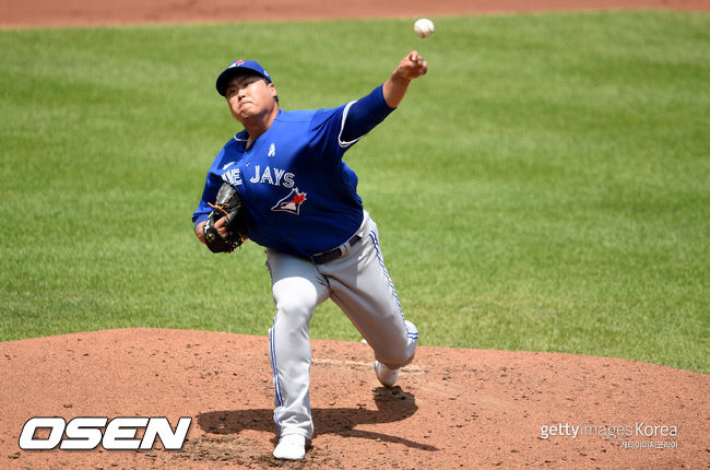 [사진] 토론토 블루제이스 류현진. ⓒGettyimages(무단전재 및 재배포 금지)