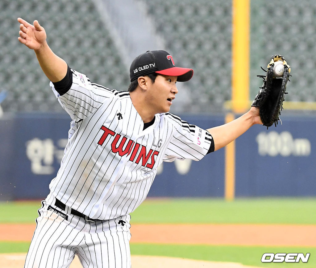 210508 LG 문보경. /jpnews@osen.co.kr