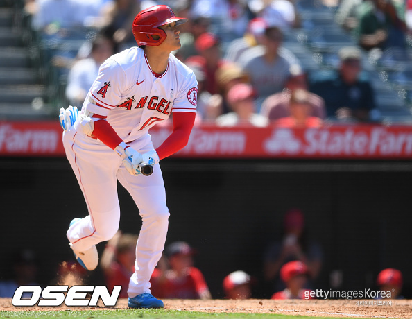 [사진] LA 에인절스의 오타니 쇼헤이. ⓒGettyimages(무단전재 및 재배포 금지)