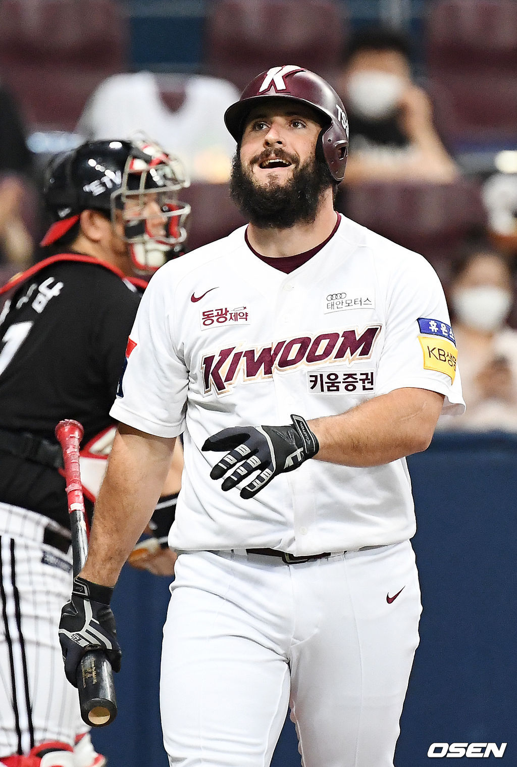 키움 프레이타스가 타석에서 삼진아웃을 당한 후 아쉬워하고 있다. 21.06.17/rumi@osen.co.kr