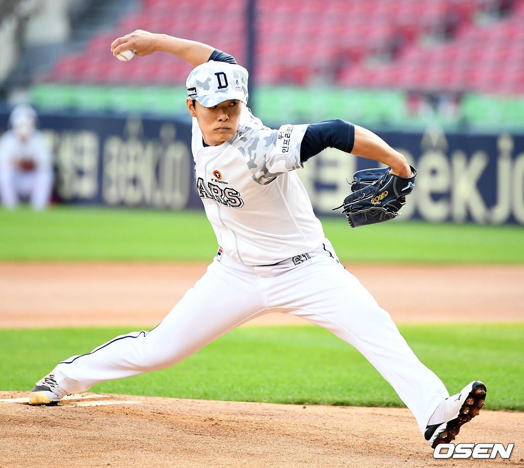 1회초 두산 최원준이 역투하고 있다. 2021.06.23 /jpnews@osen.co.kr