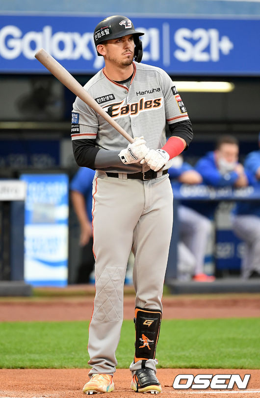 23일 오후 대구 삼성라이온즈파크에서 ‘2021 신한은행 SOL KBO리그’ 삼성 라이온즈와 한화 이글스의 경기가 열렸다.1회초 2사 만루 한화 힐리가 타석에 들어서고 있다. 2021.06.23 /ksl0919@osen.co.kr