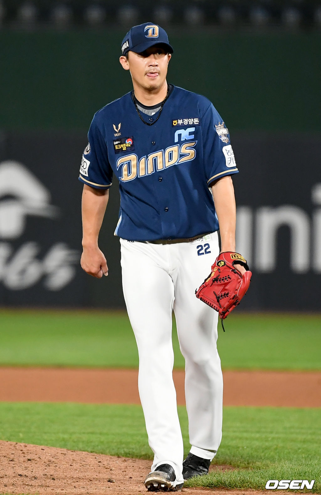 8회말 롯데의 공격을 무실점으로 막아낸 NC 이용찬이 안도를 하고 있다. 2021.06.24 /ksl0919@osen.co.kr