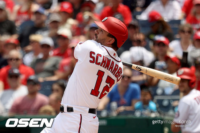 [사진] 카일 슈와버 2021.06.14 ⓒGettyimages(무단전재 및 재배포 금지)