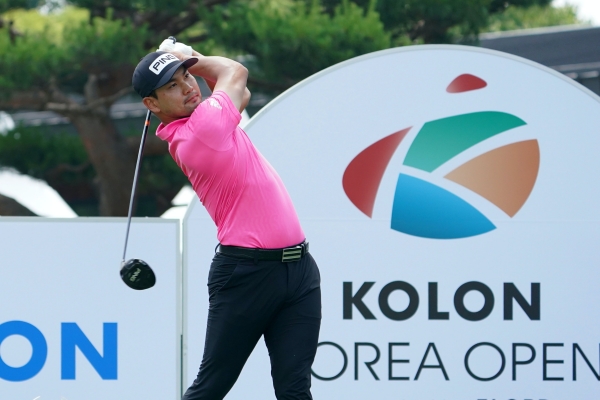 이준석의 최종라운드 경기장면. /코오롱 한국오픈 조직위원회 제공.