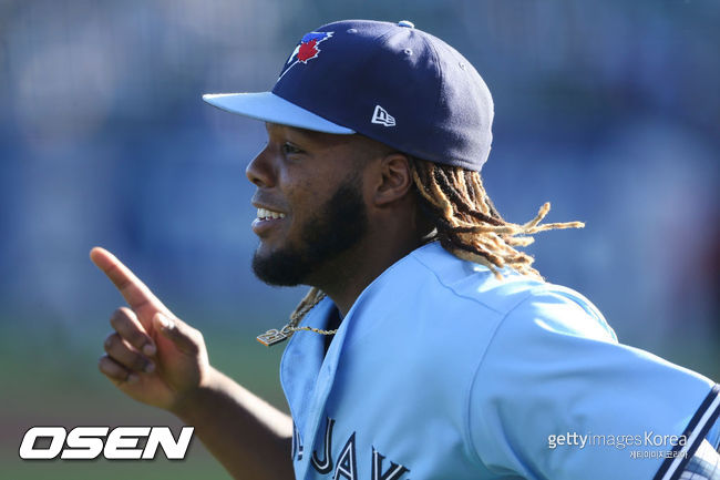 [사진] 토론토 블루제이스의 블라디미르 게레로 주니어.ⓒGettyimages(무단전재 및 재배포 금지)