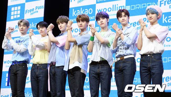 그룹 드리핀(DRIPPIN)이 포즈를 취하고 있다. 2021.06.29 /cej@osen.co.kr