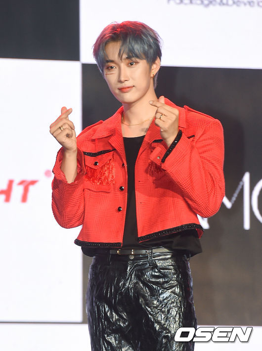 오메가엑스 재한이 포즈를 취하고 있다.. 21.06.30 / soul1014@osen.co.kr