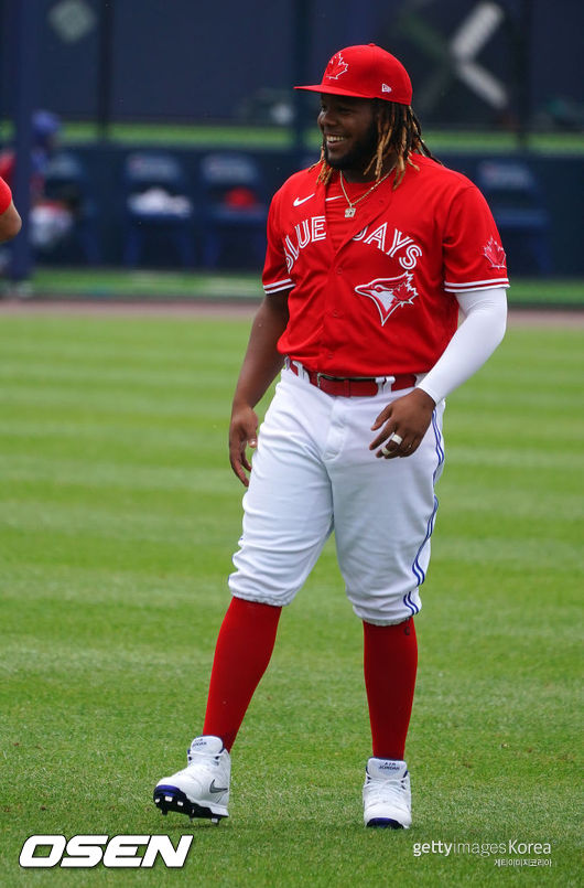 [사진] 2021 올스타 게임 2차 팬투표에서 최고 득표율을 기록한 토론토의 블라디미르 게레로 주니어. ⓒGettyimages(무단전재 및 재배포 금지)