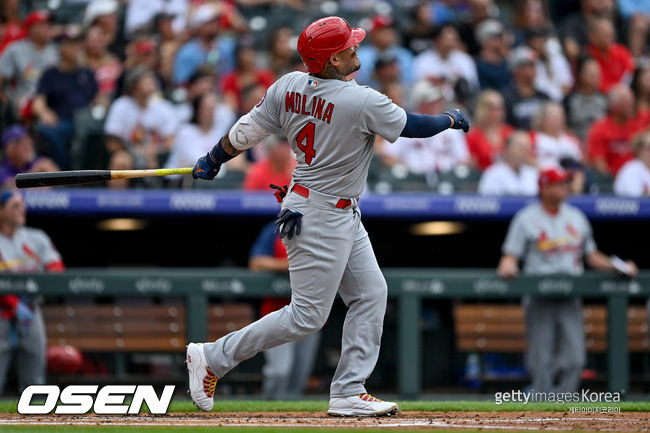 [사진] 세인트루이스 카디널스 야디어 몰리나. ⓒGettyimages(무단전재 및 재배포 금지)