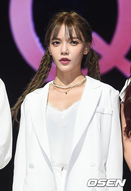 AOA 지민이 포즈를 취하고 있다.  / soul1014@osen.co.kr