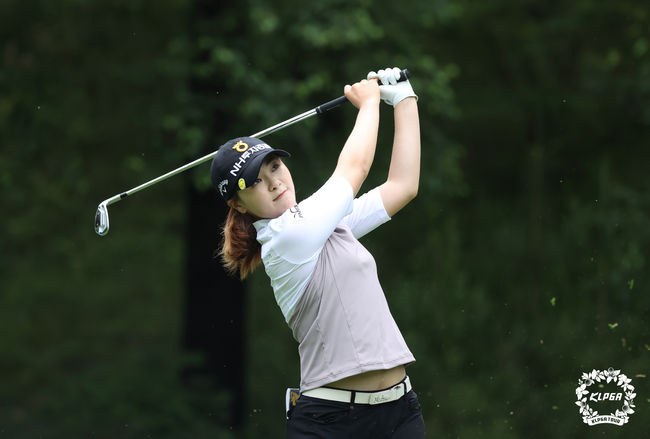 준우승한 이가영의 경기 모습. /KLPGA제공. 