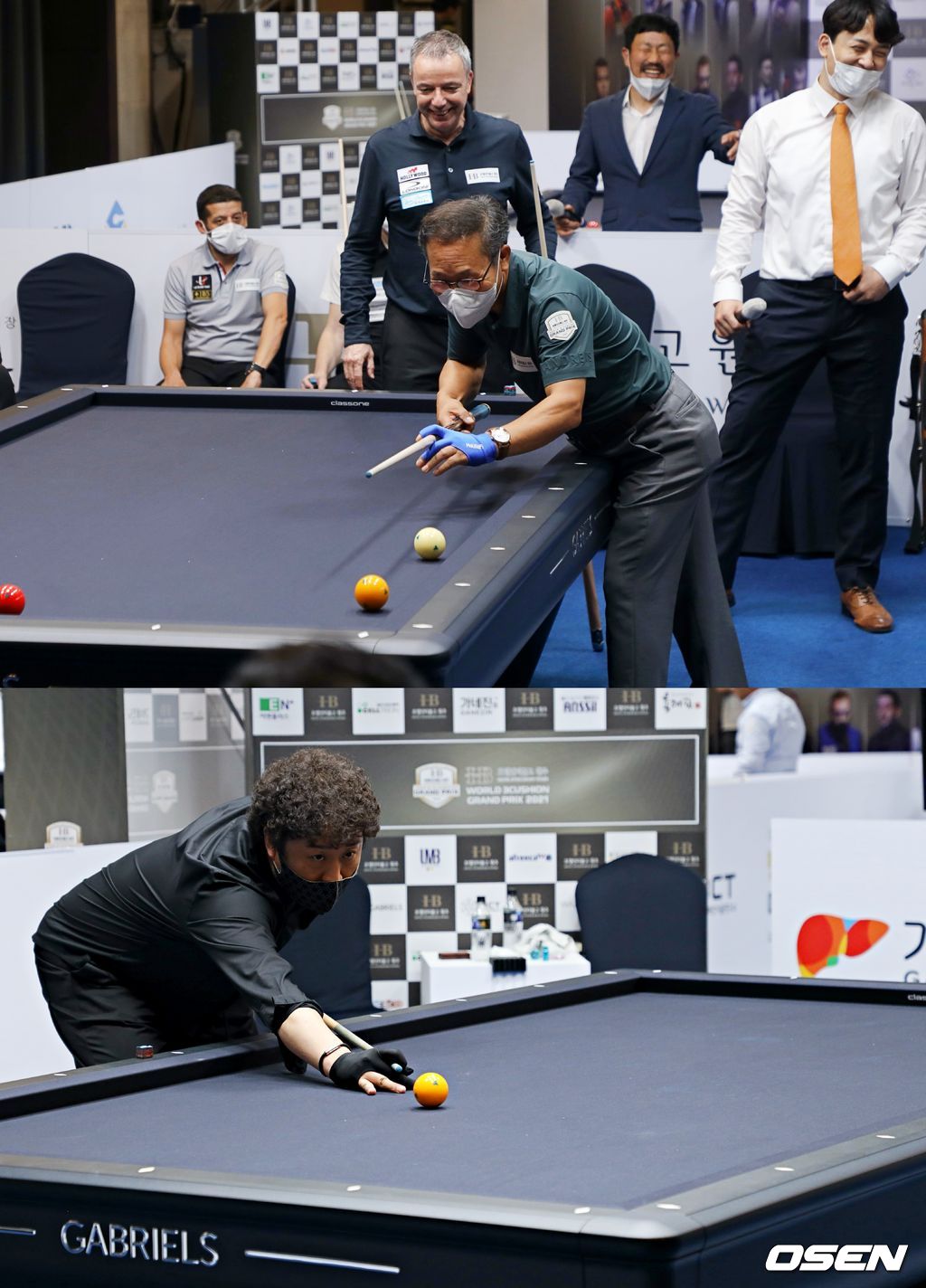 [사진]김삼남 인터불고 그룹 회장(위)과 정준하(아래) /파이브앤식스 제공