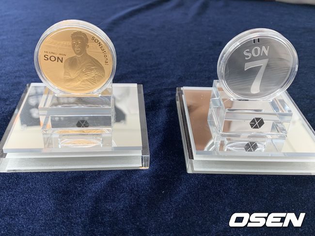손흥민 공식 기념메달. 2021.7.5 /raul1649@osen.co.kr