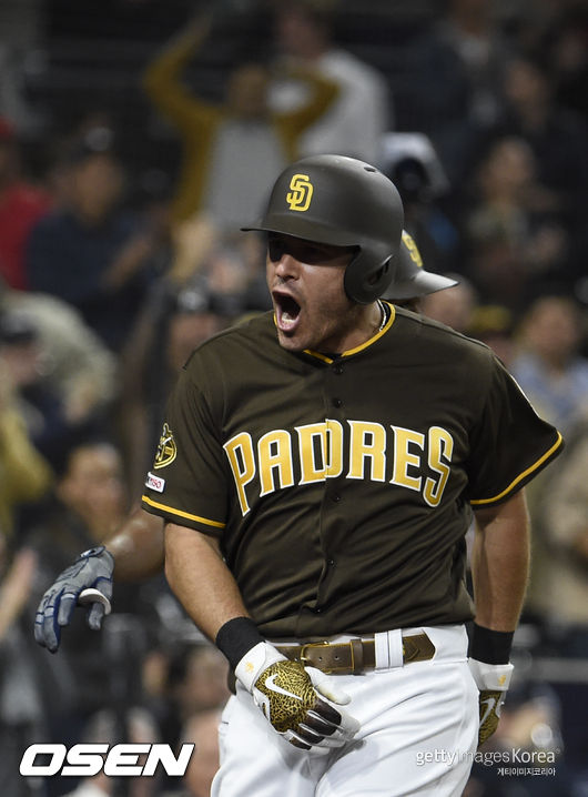 [사진] 샌디에이고 파드리스 시절 이안 킨슬러. ⓒGettyimages(무단전재 및 재배포 금지)