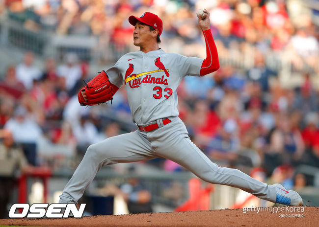 [사진] 김광현은 2021년 7월 6일(한국시간) 미국 캘리포니아주 샌프란시스코 오라클 파크에서 열린 ‘2021 메이저리그’ 샌프란시스코 자이언츠와 원정 경기에서 선발 등판해 3회까지 실점 없이 막고 있다. ⓒGettyimages(무단전재 및 재배포 금지)