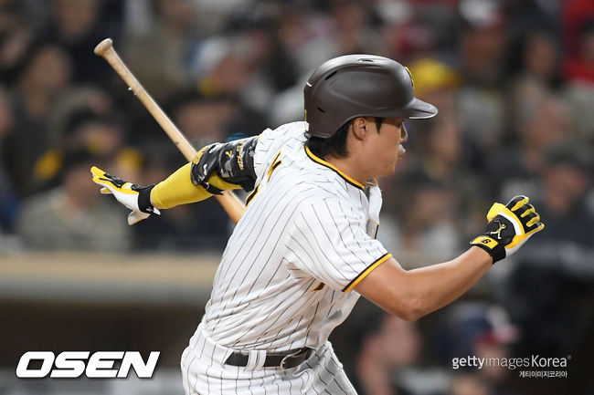 [사진] 샌디에이고 김하성은 2021년 7월 6일(한국시간) 워싱턴전에서 4타수 1안타 2타점을 기록했다. ⓒGettyimages(무단전재 및 재배포 금지)