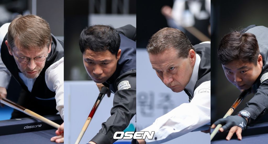 [사진]왼쪽부터 토브욘 블롬달, 허정한, 에디 멕스, 서창훈 /파이브앤식스 제공