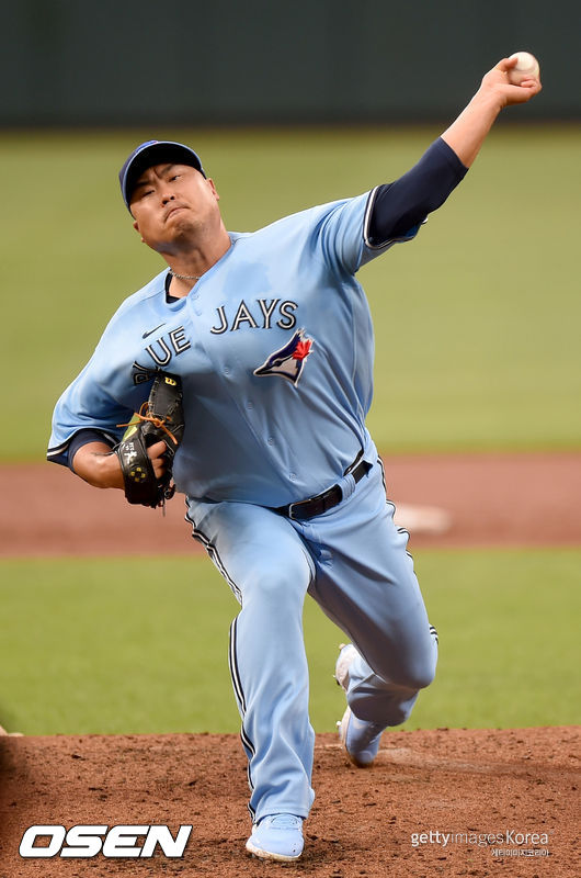 [사진] 토론토 블루제이스 류현진. 21.07.08. ⓒGettyimages(무단전재 및 재배포 금지)