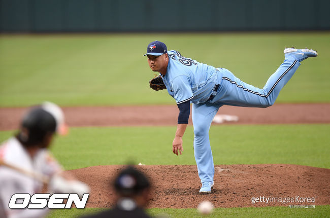[사진] 토론토 블루제이스 류현진. 21.07.08. ⓒGettyimages(무단전재 및 재배포 금지)