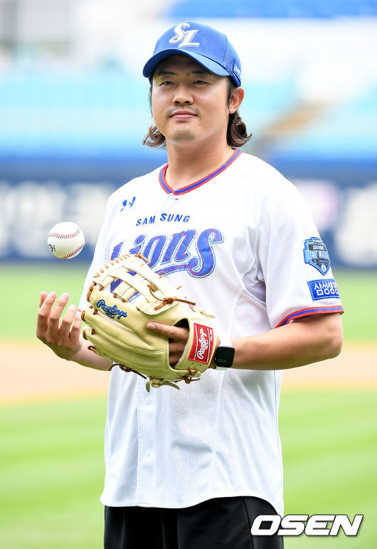 26일 오후 대구 삼성라이온즈파크에서 ‘2021 신한은행 SOL KBO리그’ 삼성 라이온즈와 LG 트윈스의 더블헤더 1차전 경기가 열린다.삼성이 지난 25일 한화와 1대1 트레이드를 발표하며 이성곤을 내주고 오선진을 영입했다. 삼성 오선진이 포즈를 취하고 있다. 2021.06.26 /ksl0919@osen.co.kr