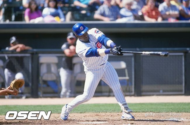 [사진] 새미 소사 1999.05.10 ⓒGettyimages(무단전재 및 재배포 금지)